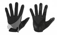 Giant Streak Gel Long Finger Gloves Black